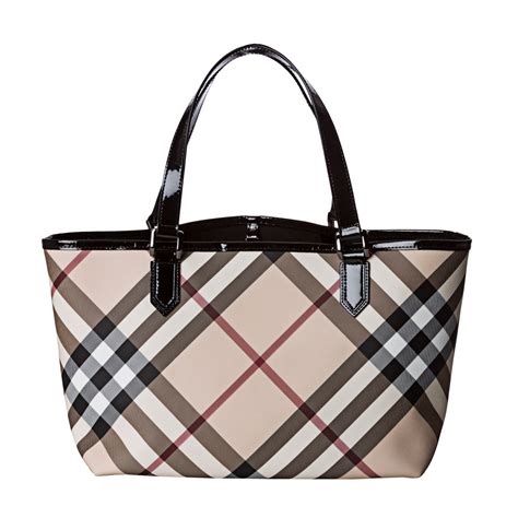 burberry nova check tote bag.